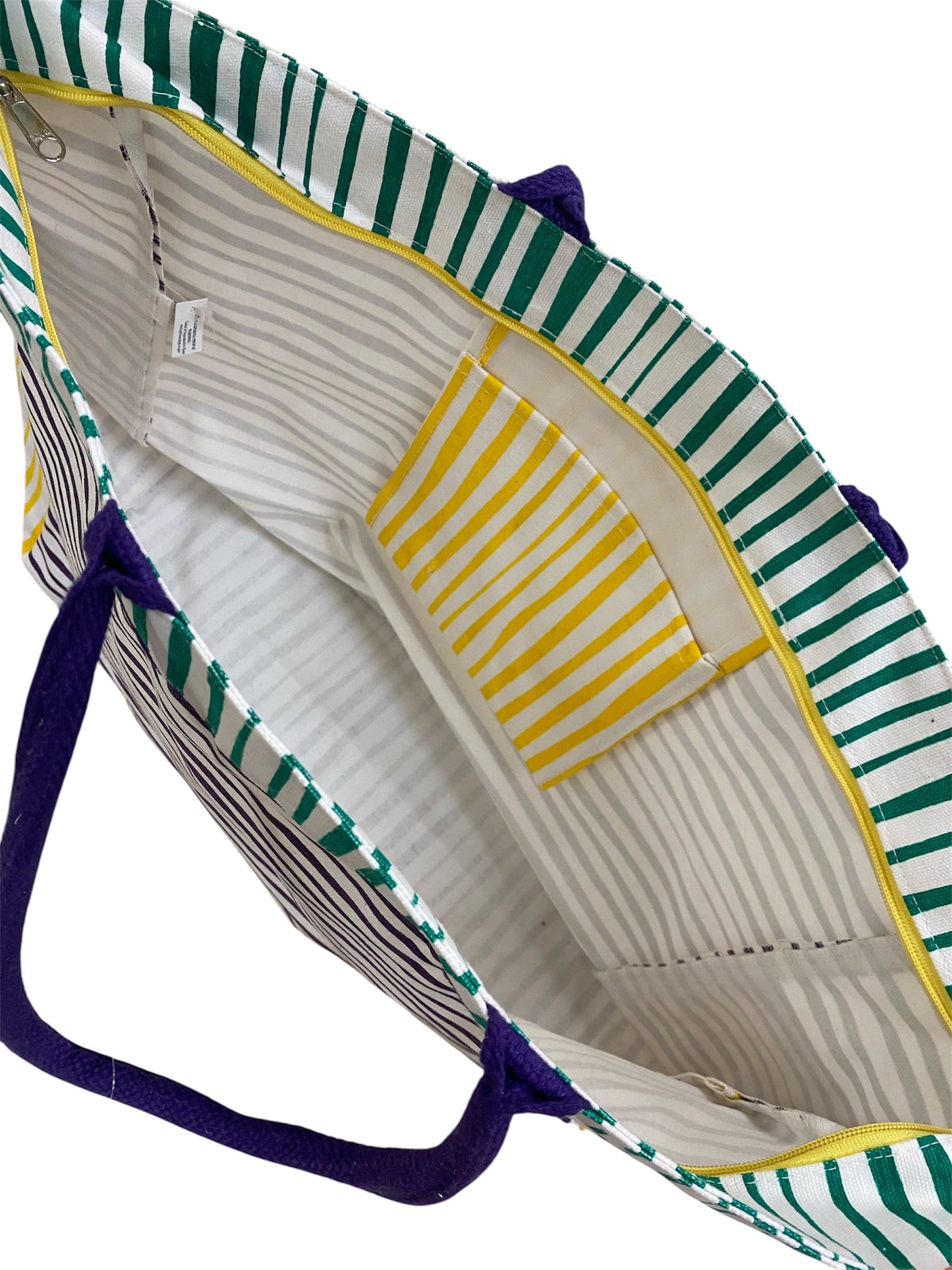 PGG Striped Tote Bag
