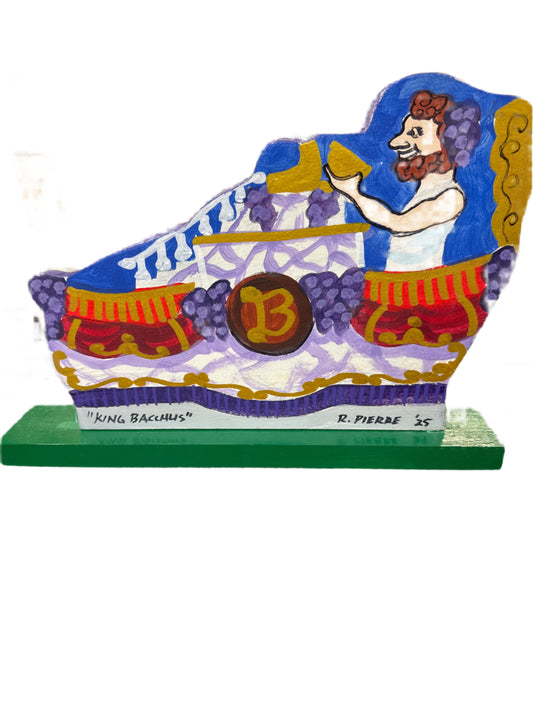 King Bacchus Float Plaque - Original Art