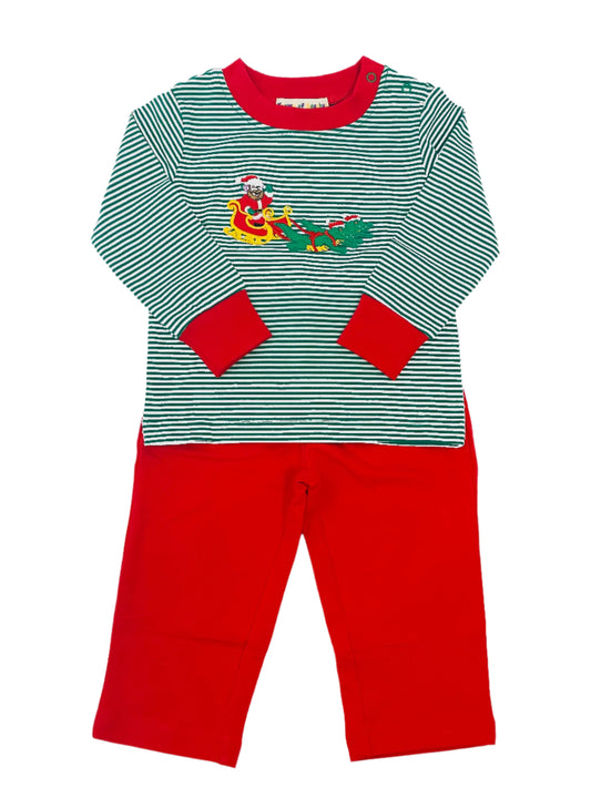 Bacchus Santa Applique T-Shirt & Pants
