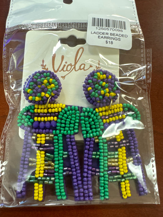 Beaded Ladder Earrings