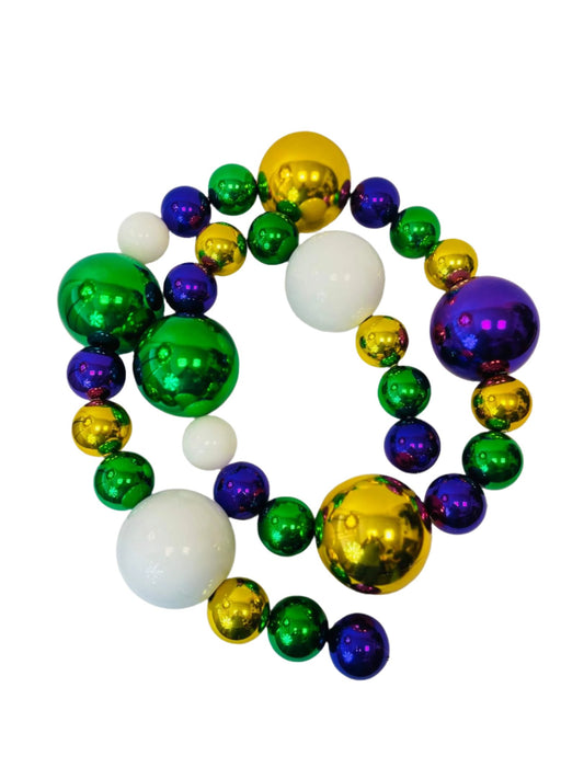 10' Mardi Gras Garland