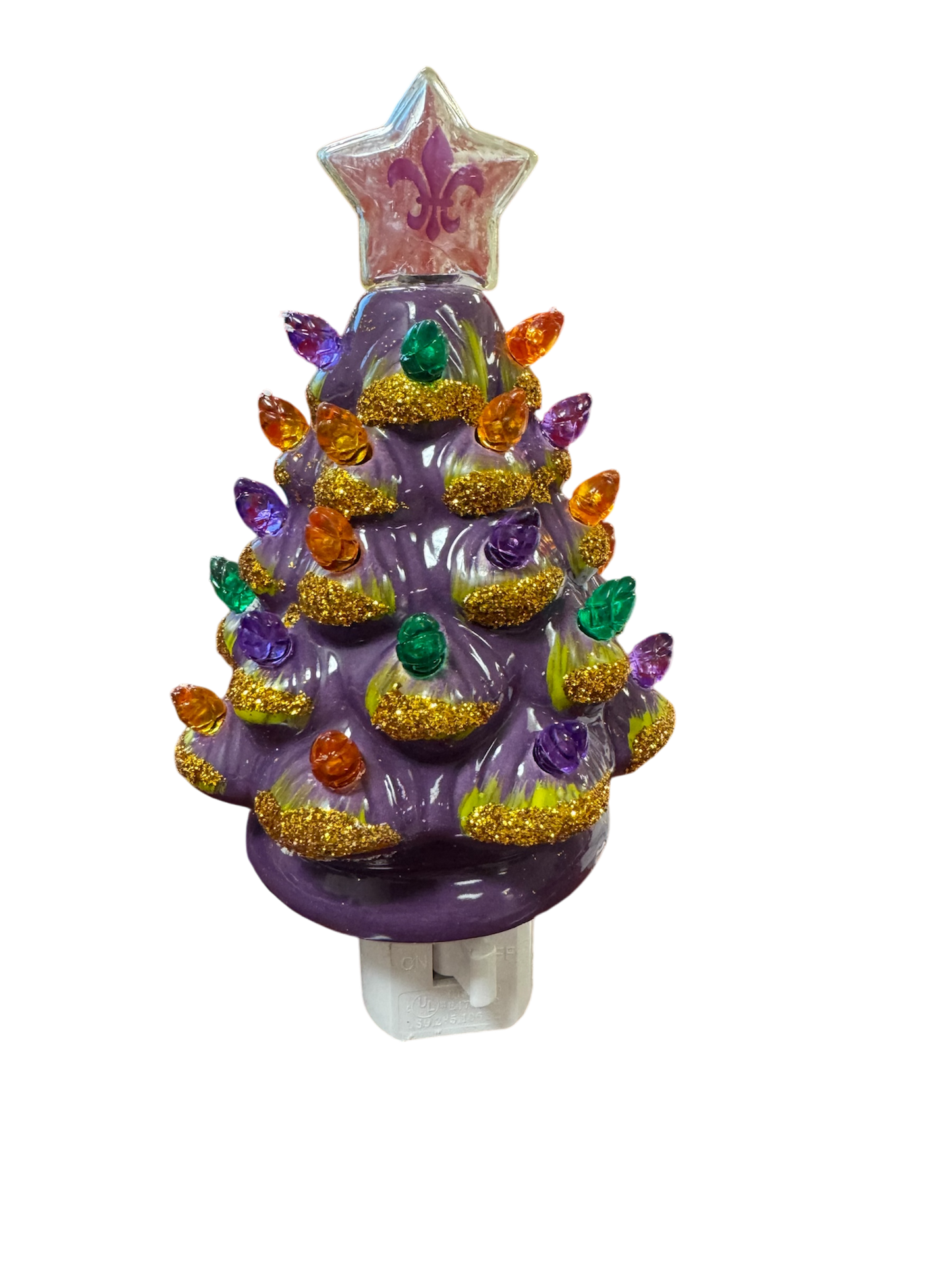 7” Mardi Gras Tree Night Light