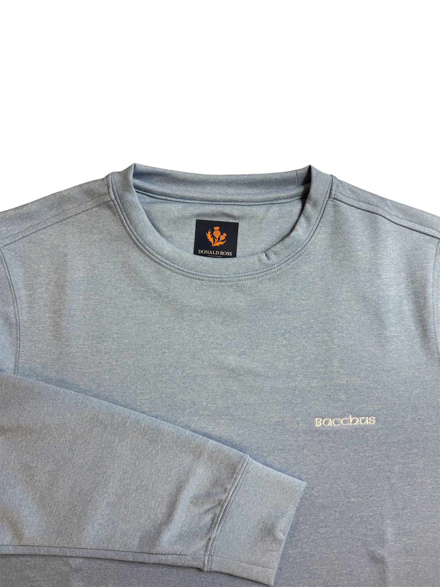Donald Ross Knox Crewneck Pullover Blue Whale