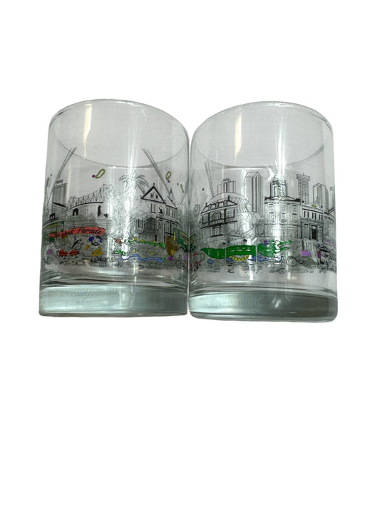 Parade Route Rocks Glass