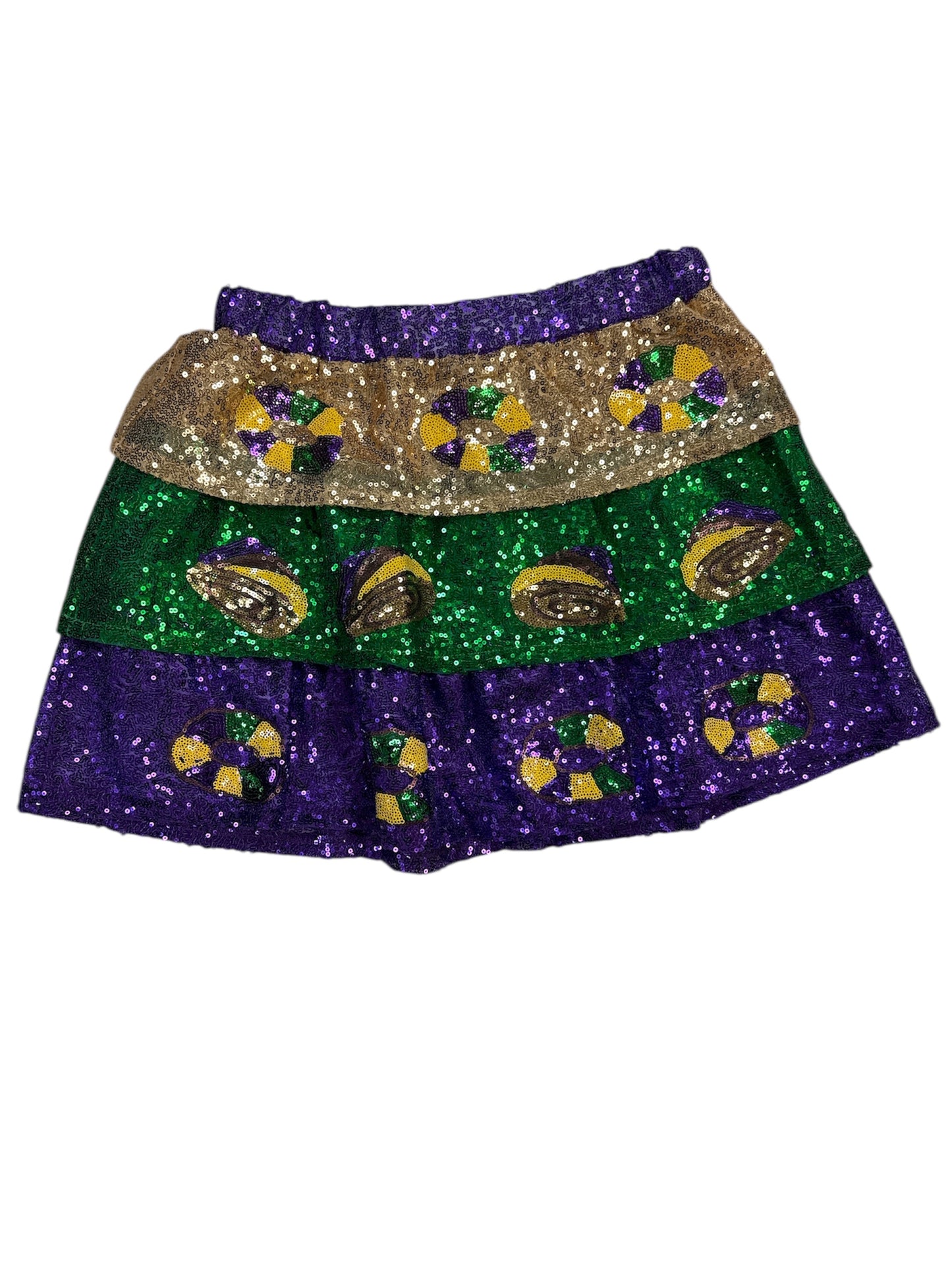 PGG Sequin King Cake Skirt