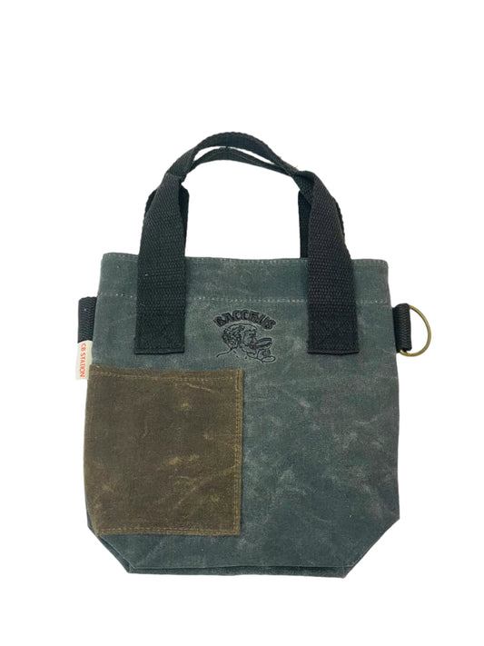 Waxed Canvas Double Wine Bottle Tote - Multiple Colors