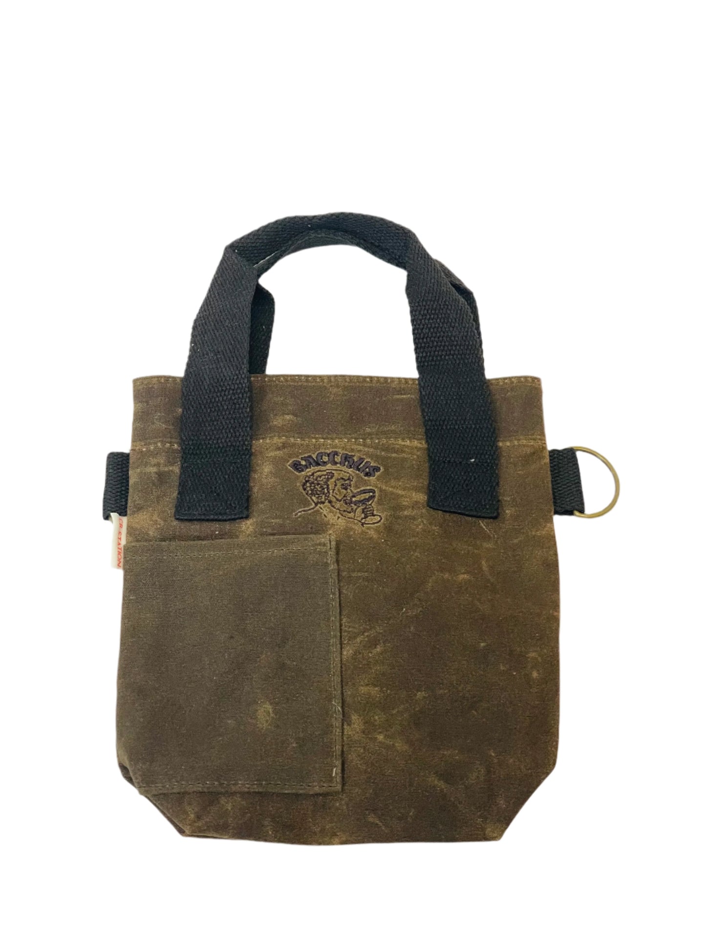 Waxed Canvas Double Wine Bottle Tote - Multiple Colors