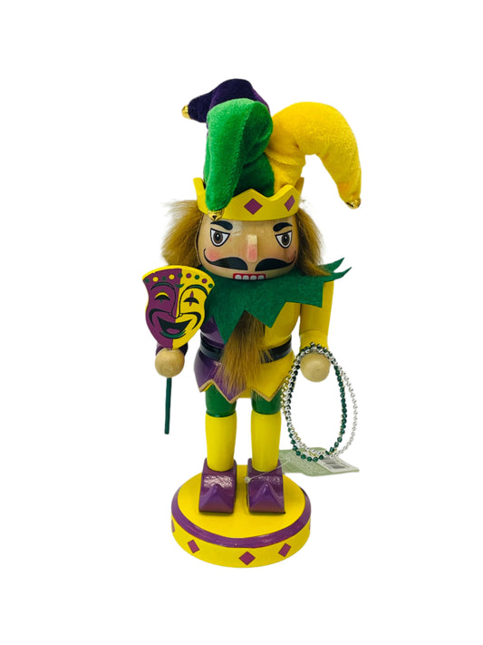 10" Mardi Gras Nutcracker