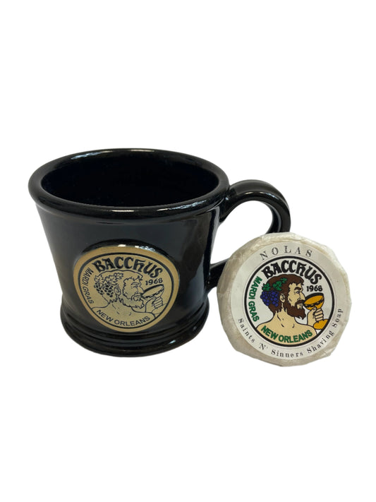 Pottery Shave Mug w/ Soap Puck