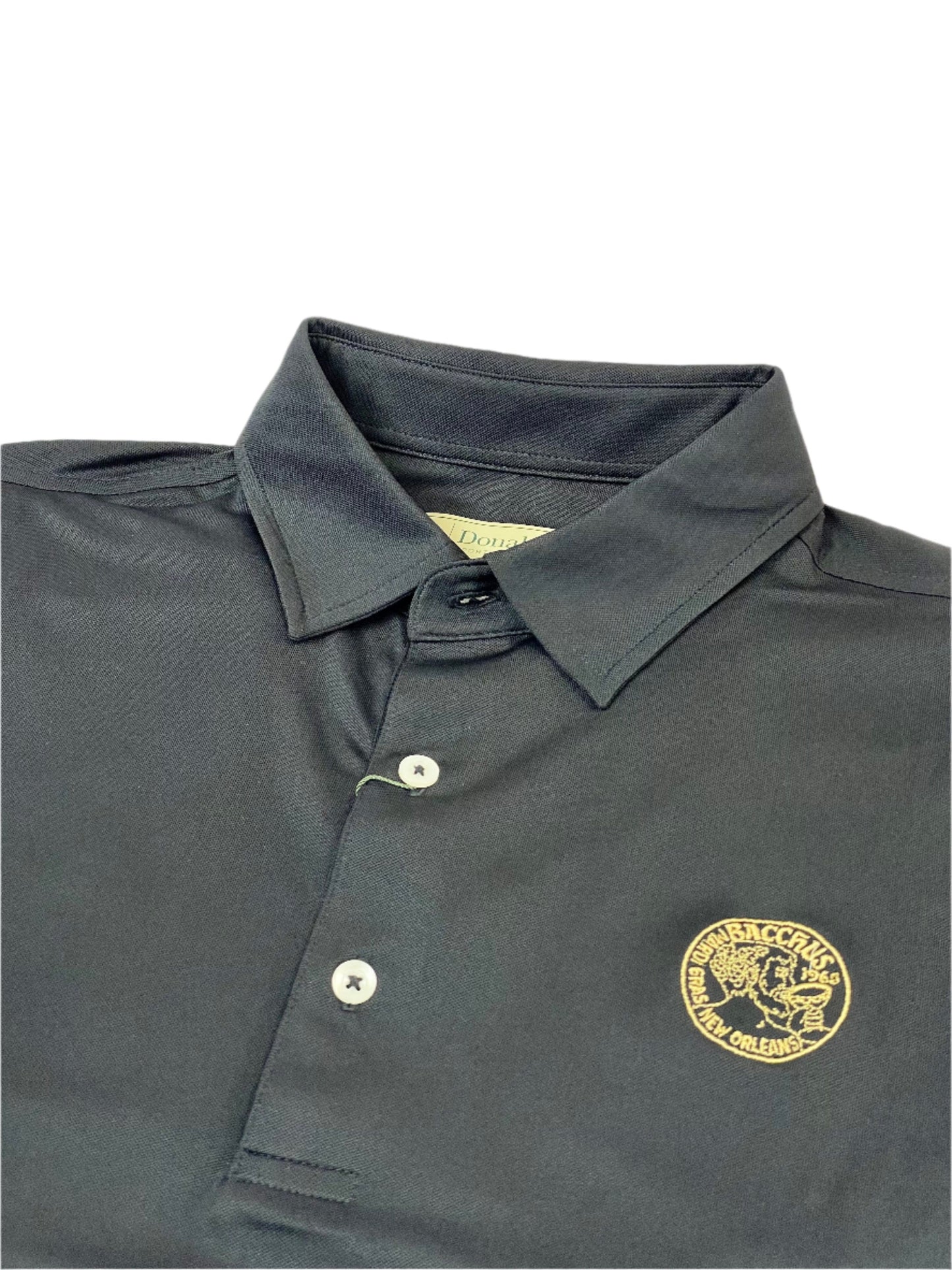 Donald Ross Black Polo (Runs large)