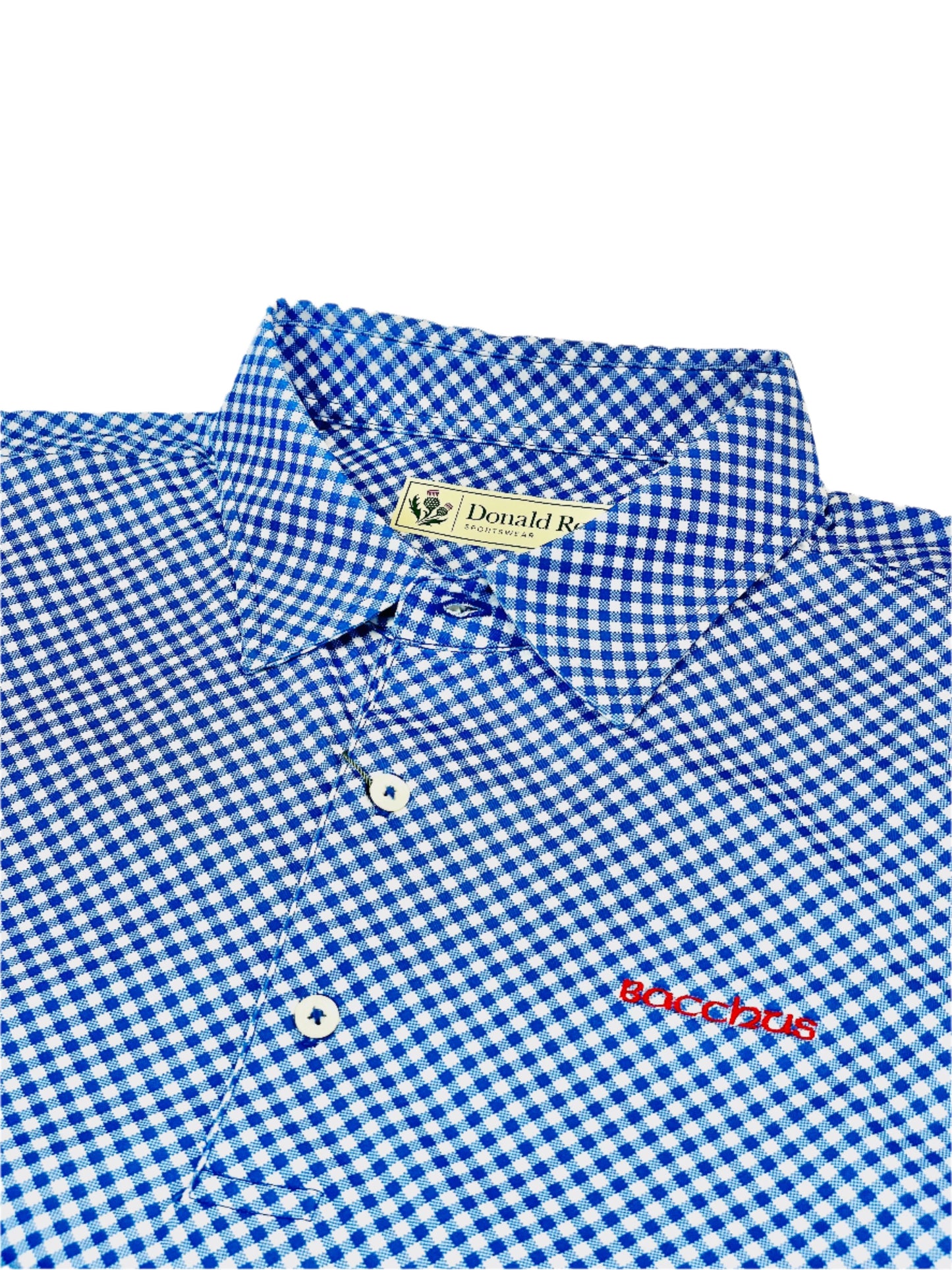 Donald Ross Royal/White Golf Shirt (Runs Large)