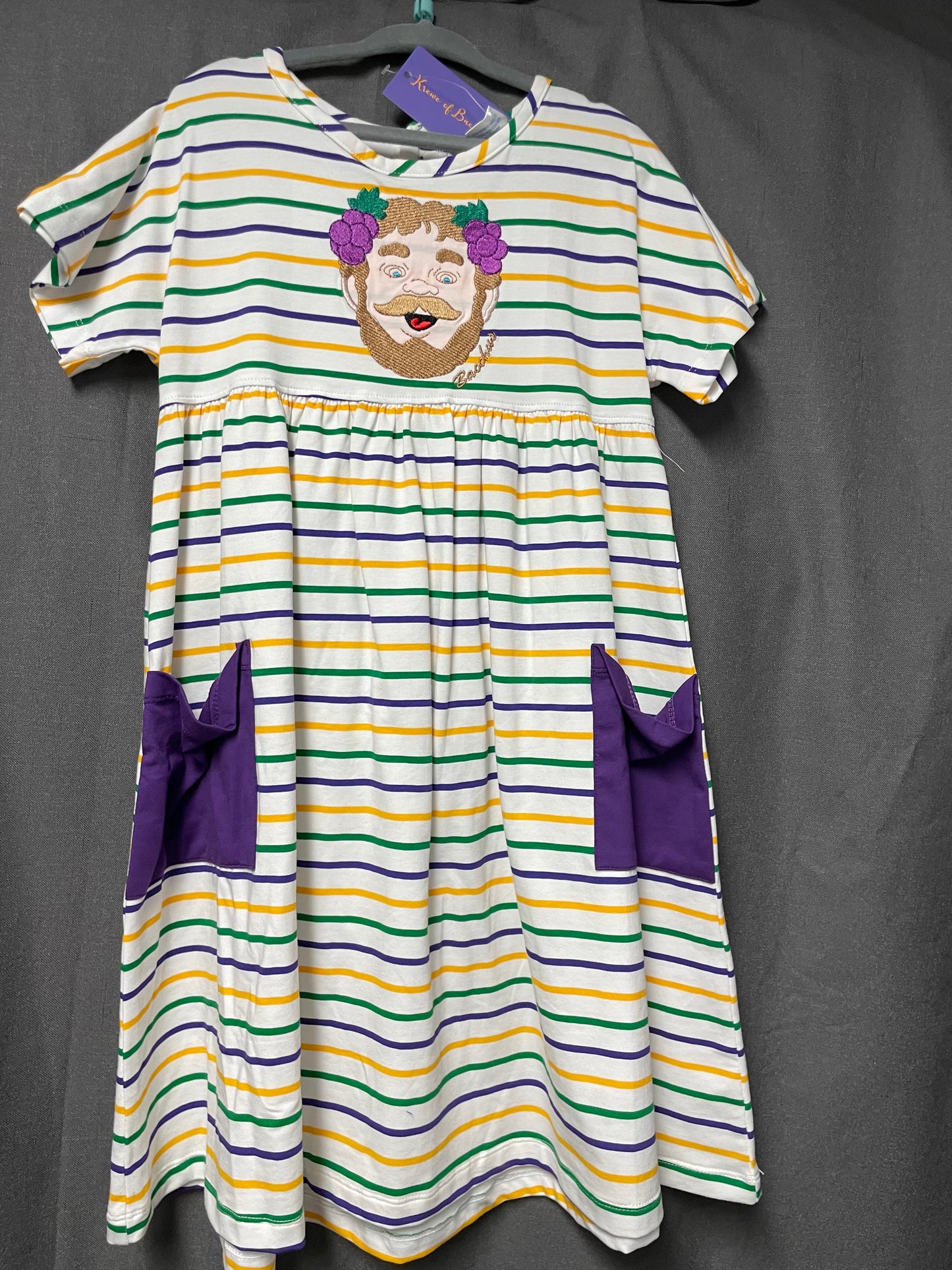 Bacchus Applique Empire Dress