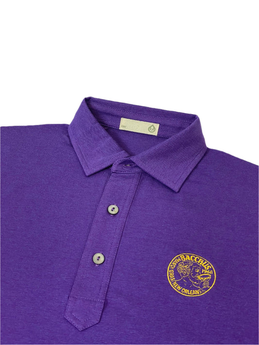 Tasc Purple/Yellow Everywear Polo Shirt