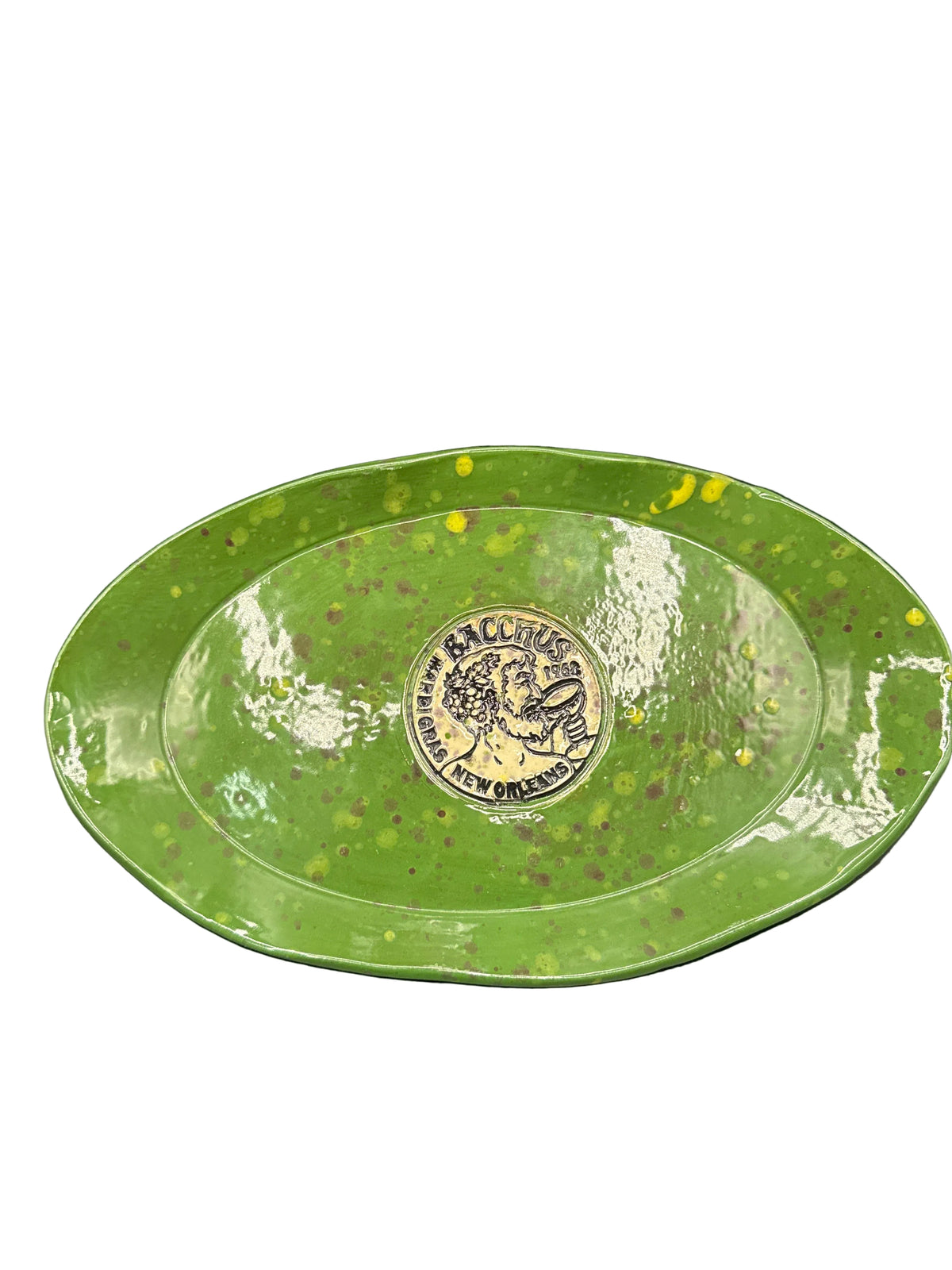 Dena Burleson Mardi Gras Classic Platter