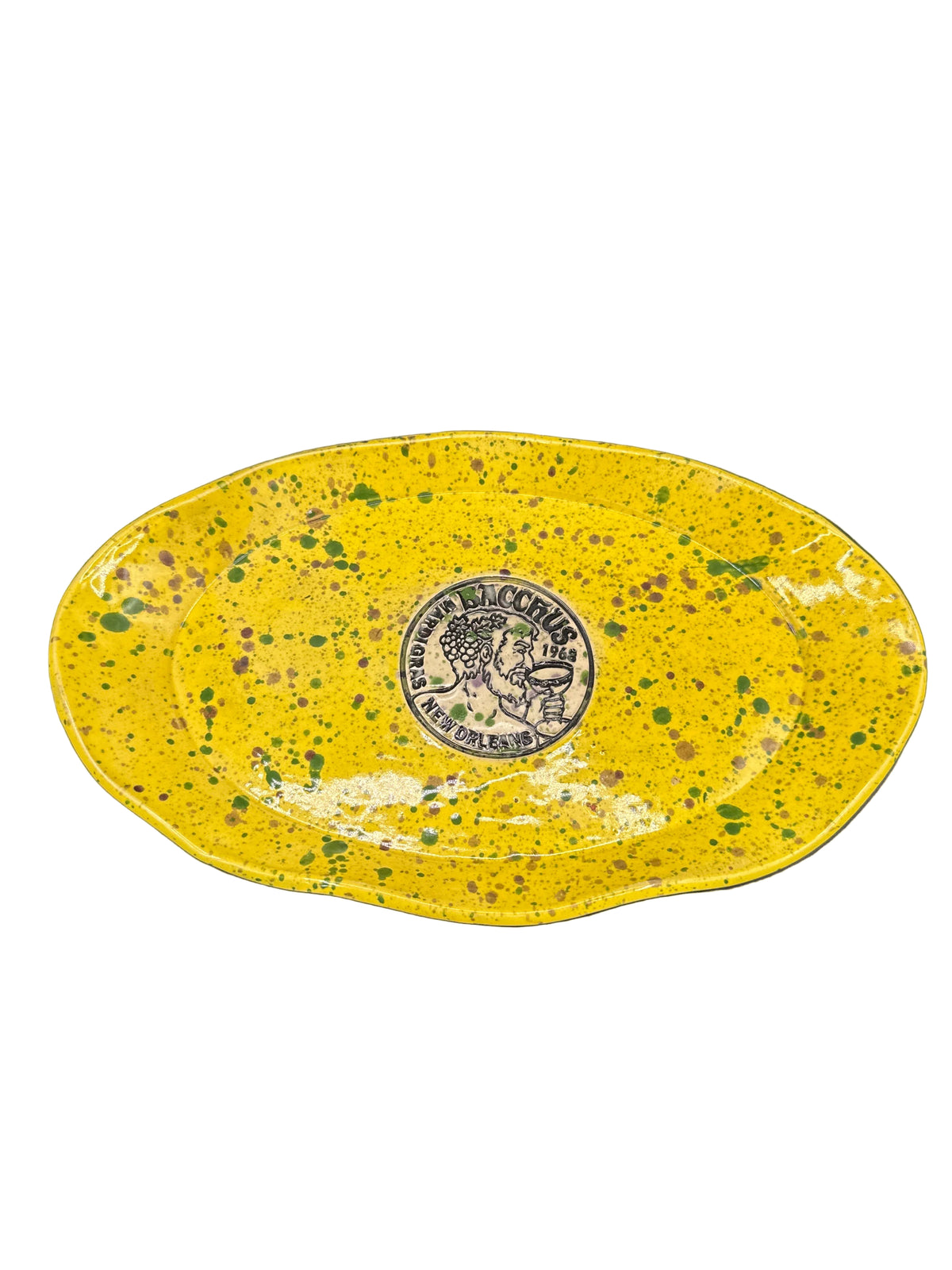 Dena Burleson Mardi Gras Classic Platter