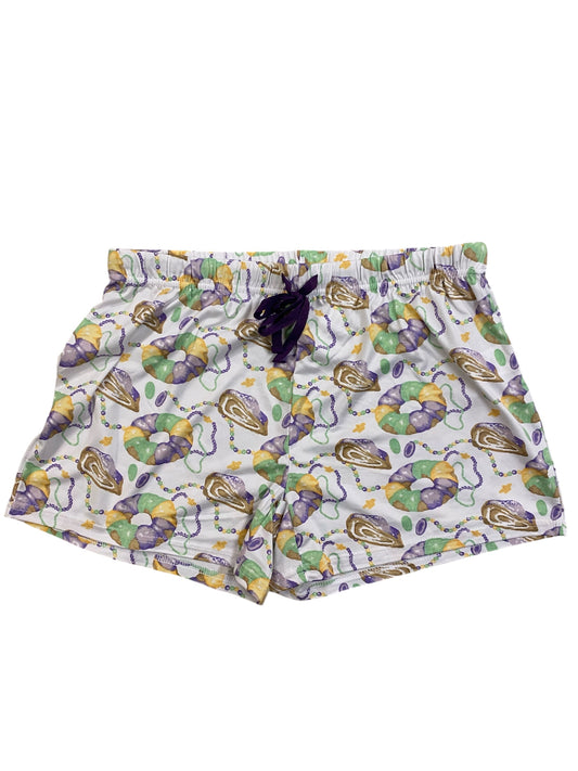 King Cake Love Sleep Shorts