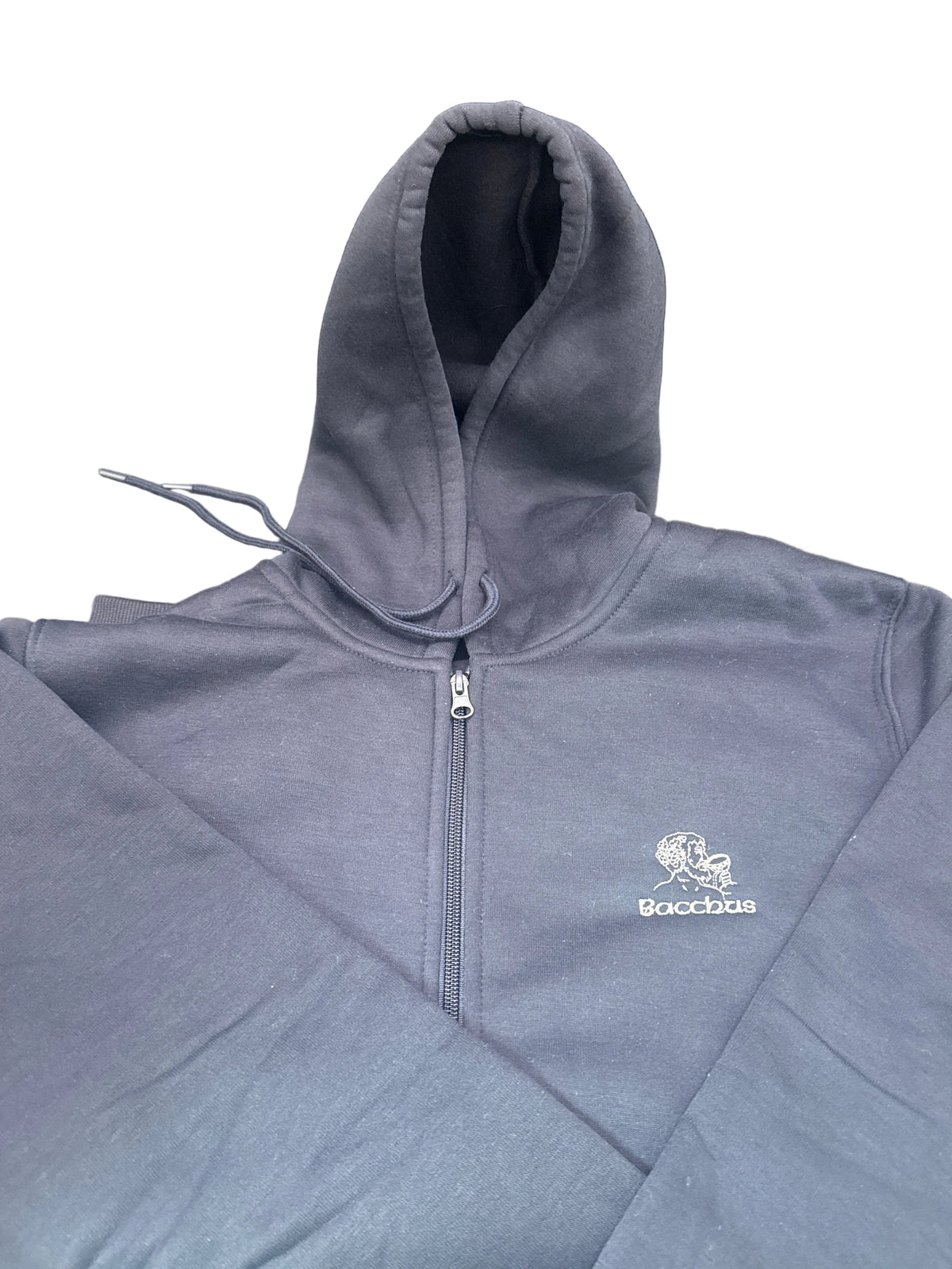 Bacchus Full-Zip Hoodie-Navy