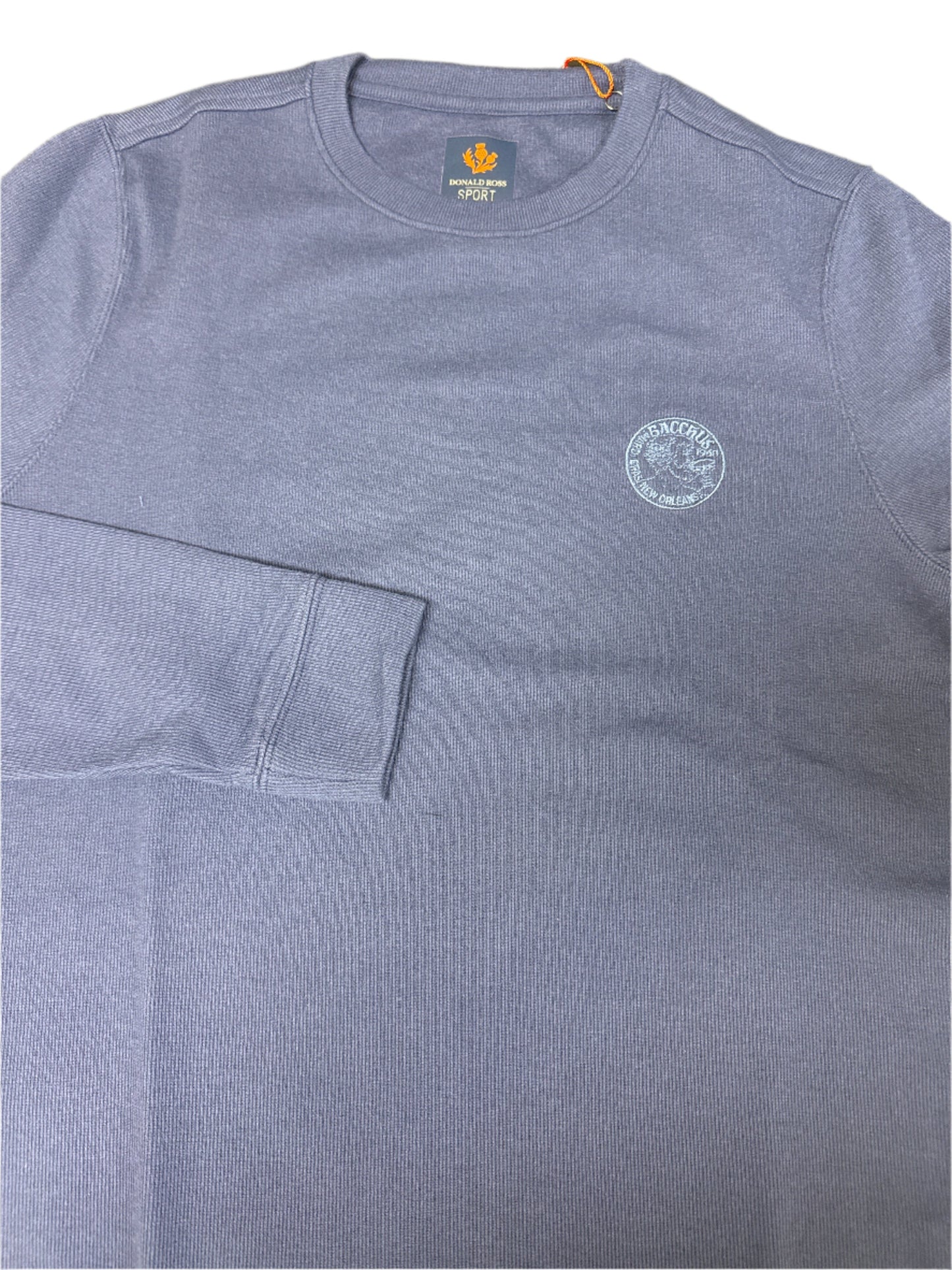 Donald Ross Oban Crewneck Pullover Navy