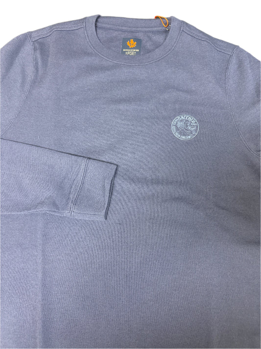 Donald Ross Oban Crewneck Pullover Navy