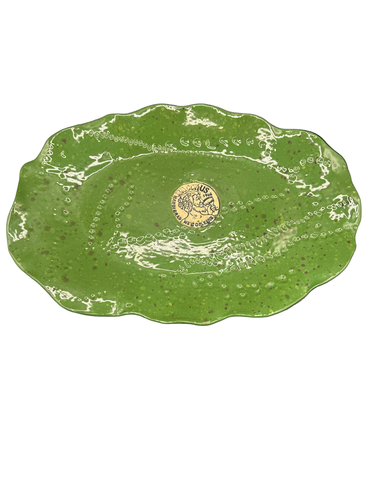 Dena Burleson Mardi Gras Serving Platter