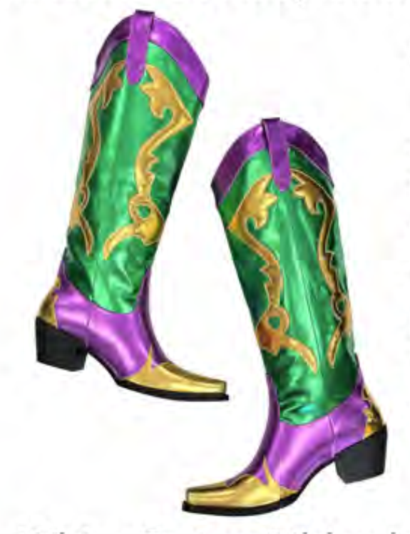 Metallic Cowboy Boots