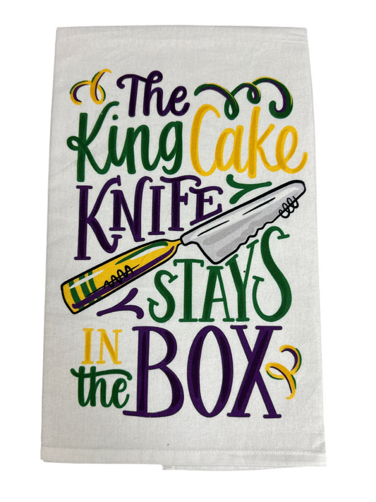 King Cake Knife Towel