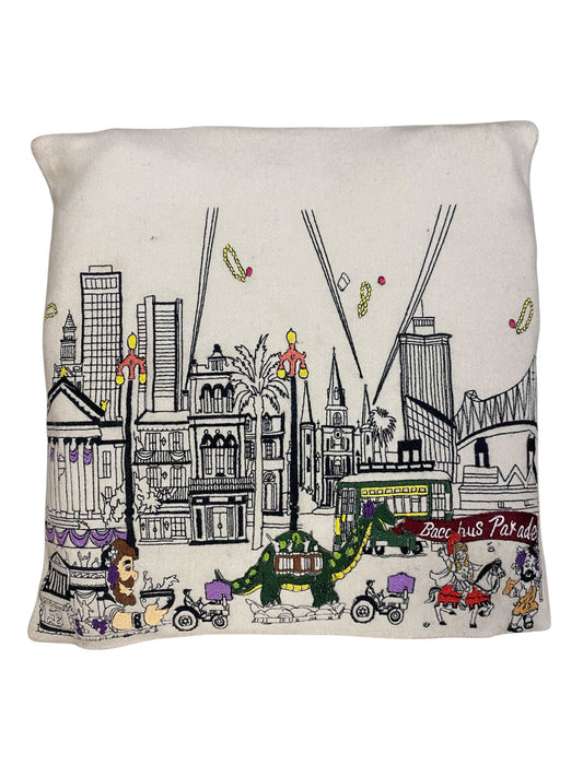 Embroidered Pillow Set of 2(Square)