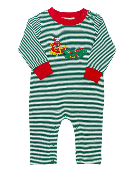 Bacchus Santa Applique Boy's Romper