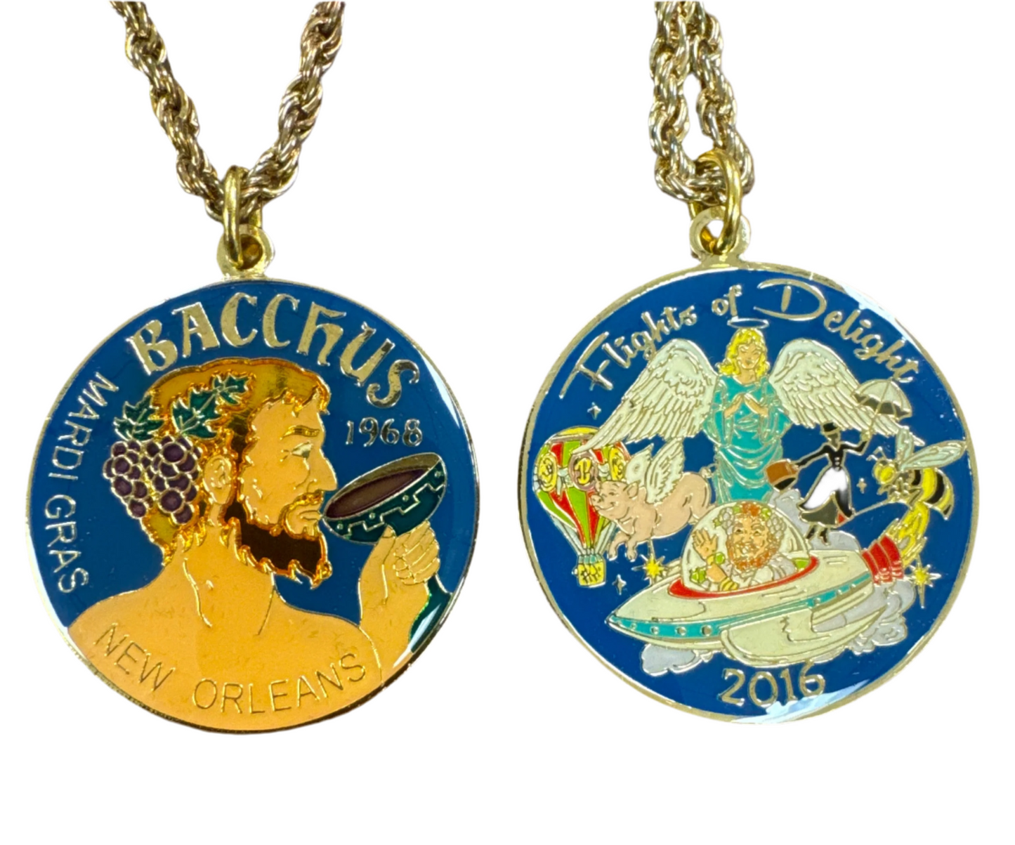 2016 Multi Color Doubloon on Chain