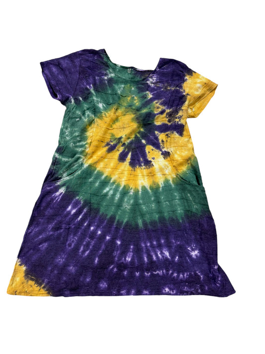 Tie Dyed Mardi Gras Dress