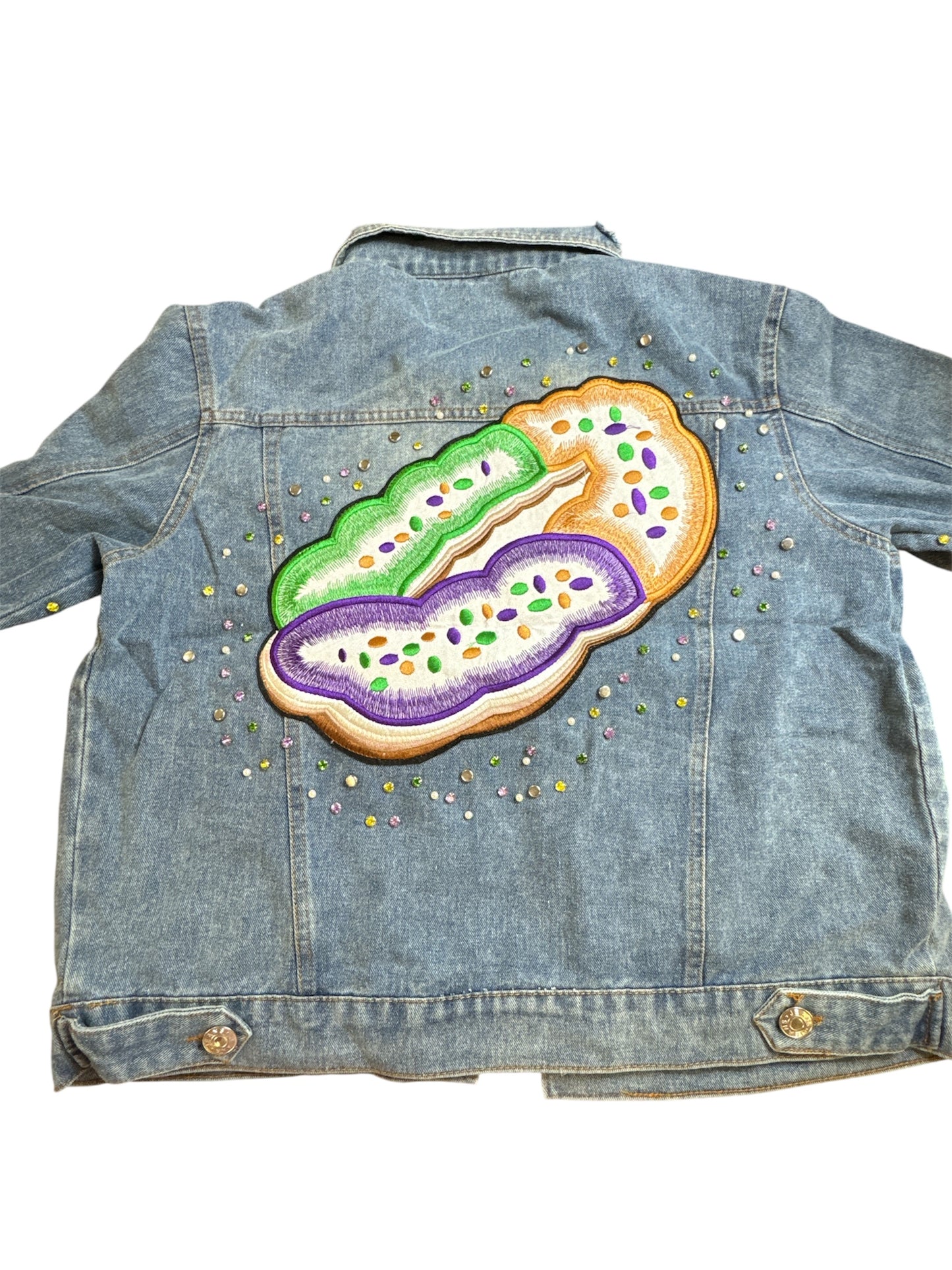 Jean Jacket with King Cake