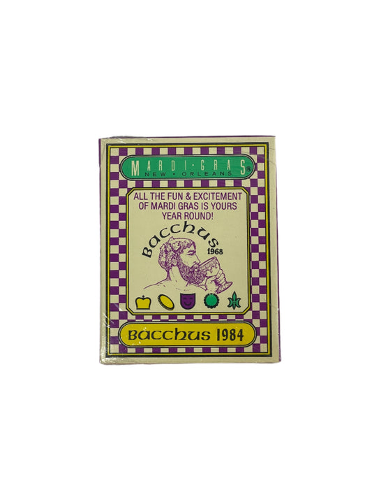 1984 Vintage Bacchus Card Game