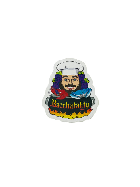 Bacchatality Chef Sticker