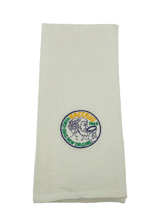 Crest Embroidered Towel