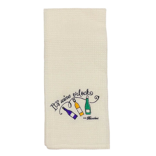 It's Wine O'Clock Kitchen Towel