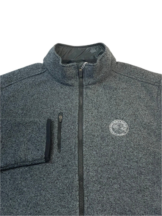 Bobby Jones Black Performance Heathered Full Zip