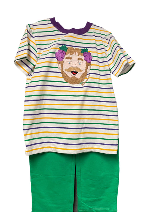 Bacchus Applique T-Shirt & Pants